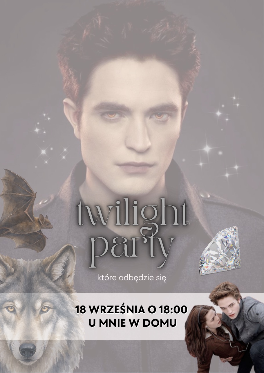 Twilight Party — zaproszenie
